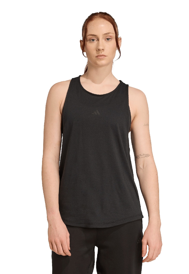 Top cu decupaj pe partea din spate - pentru antrenament Motion - Negru