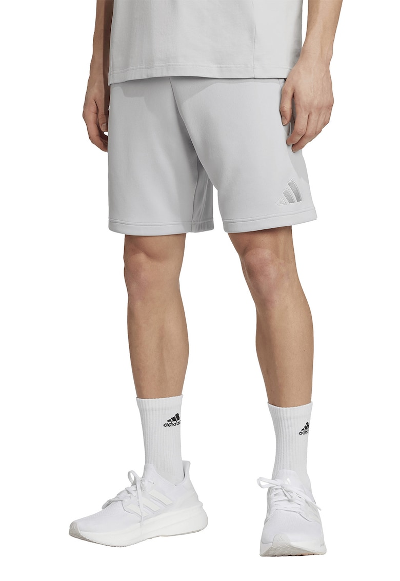 Pantaloni scurti cu buzunare laterale pentru fotbal - Gri deschis