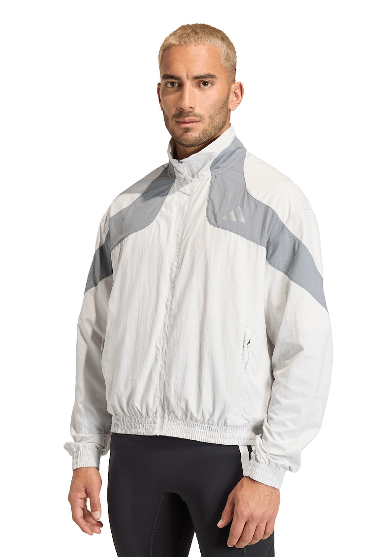 Jacheta lejera pentru alergare adi365 Cheering - Gri deschis