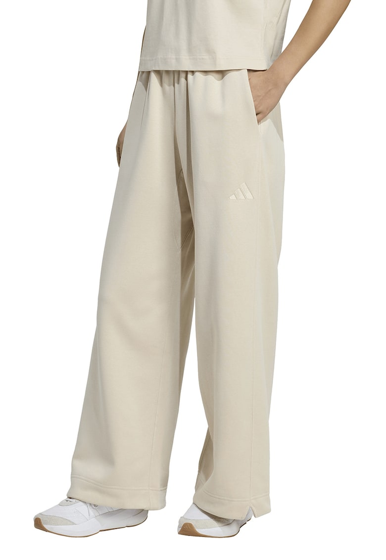 Pantaloni de trening cu croiala ampla ALL SZN - Crem