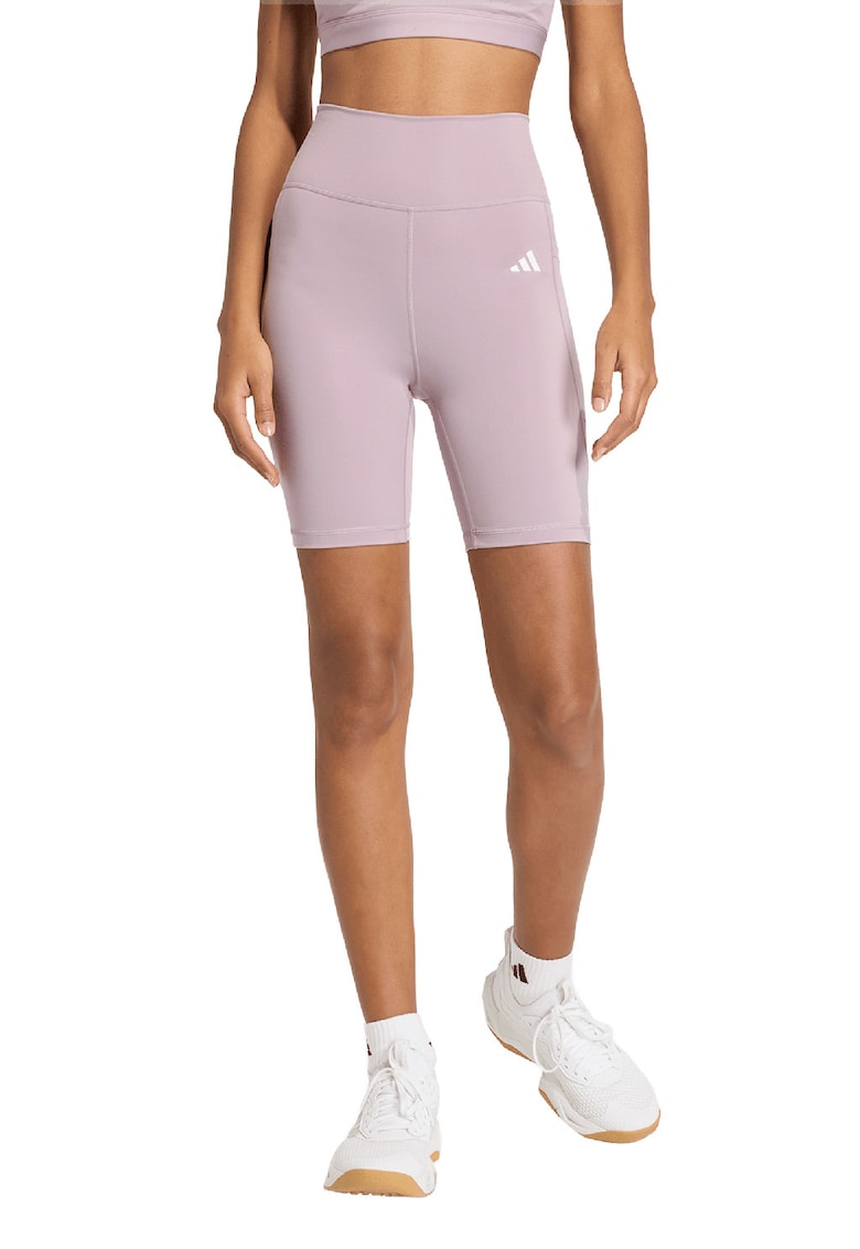 Colanti scurti cu detalii logo - pentru fitness - Lila