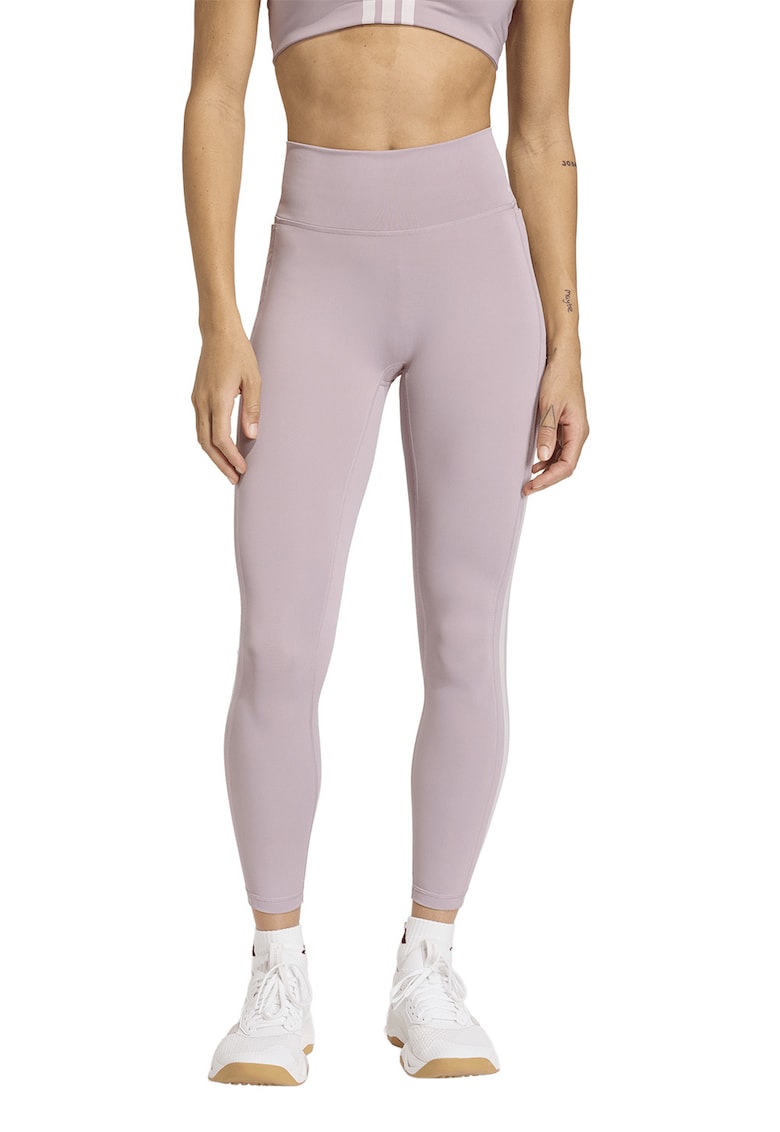 Colanti cu logo pentru fitness - Roz prafuit
