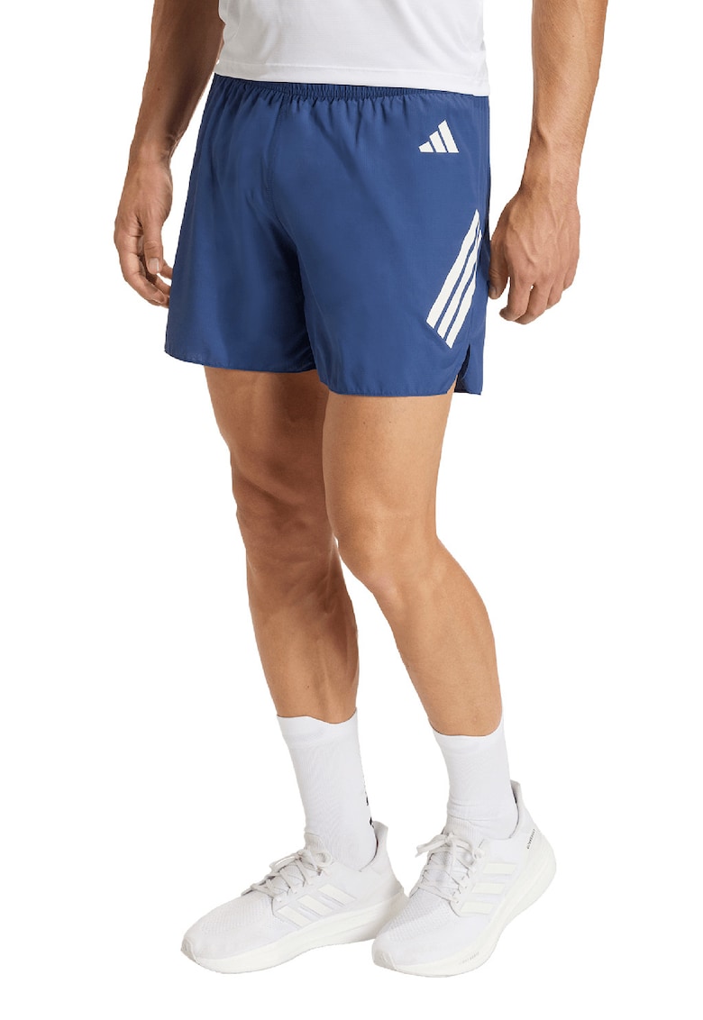 Pantaloni scurti cu talie elastica - pentru alergare - Albastru indigo