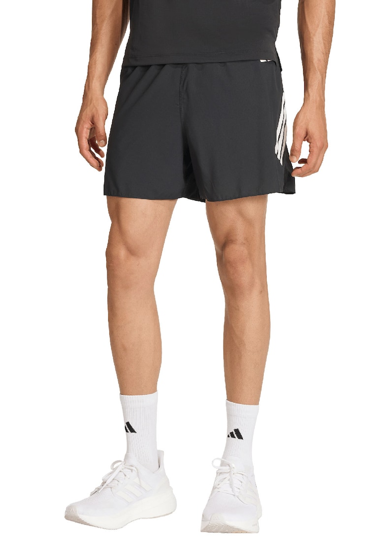 Pantaloni scurti cu talie elastica - pentru alergare - Negru