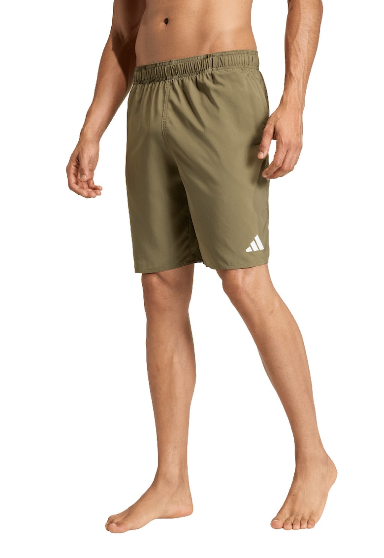 Pantaloni scurti de baie cu talie elastica - Verde sparanghel