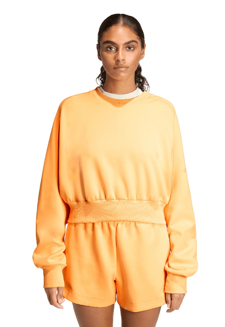 Bluza de trening din amestec de modal cu croiala lejera Soft Lux - Portocaliu deschis