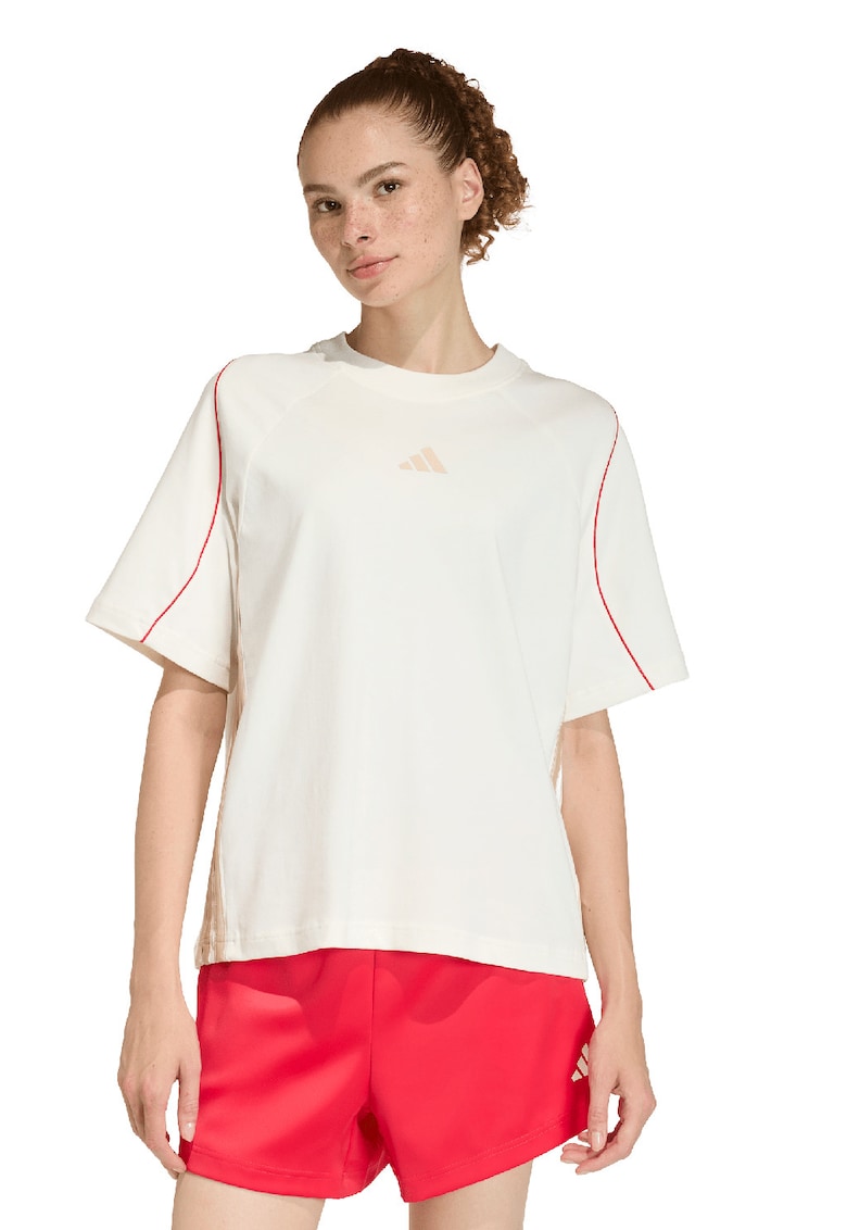 Tricou din bumbac cu maneci raglan Stadium - Bej/Crem