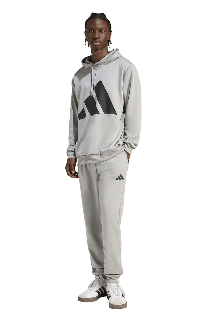 Trening cu imprimeu logo - Negru/Gri melange