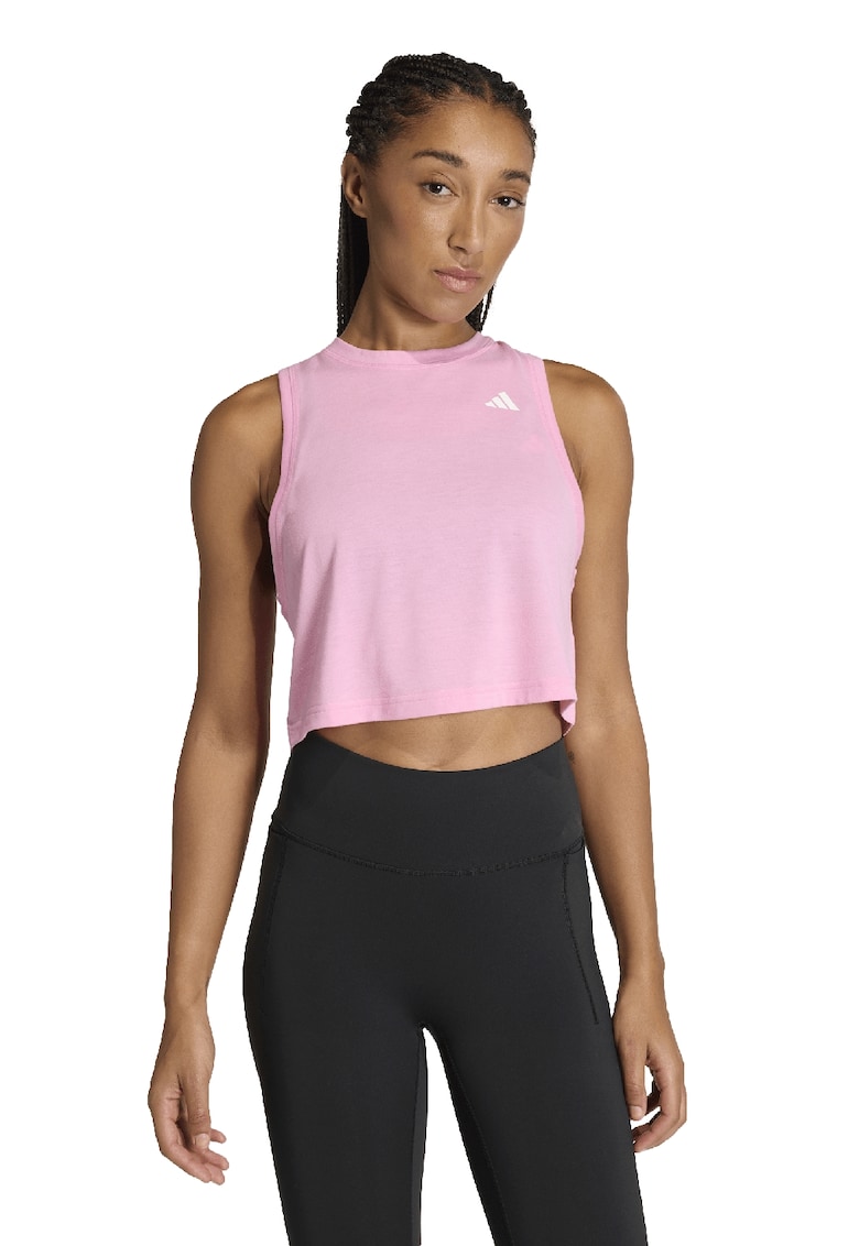 Top crop cu croiala lejera - pentru fitness