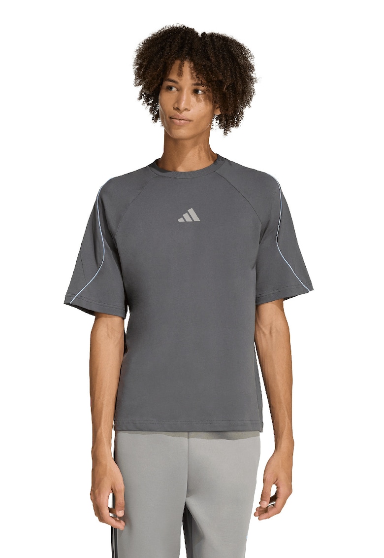 Tricou cu maneci raglan Stadium - Albastru glaciar/Gri inchis