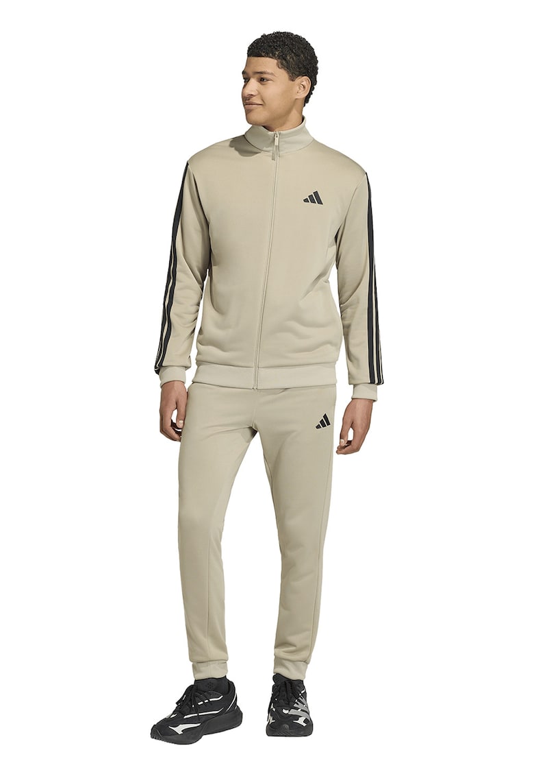 Trening slim fit cu logo - Bej