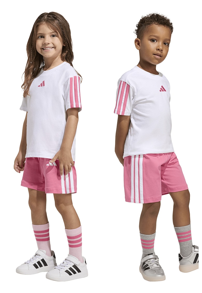 Set de pantaloni scurti si tricou din bumbac