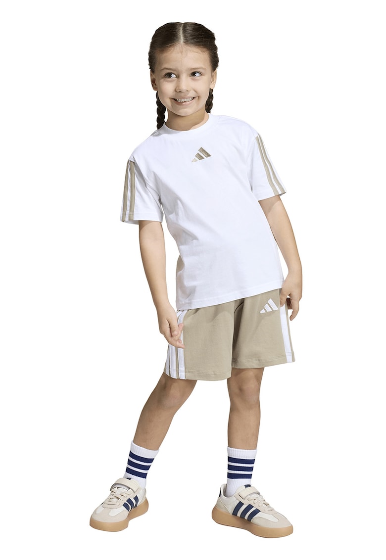 Set de pantaloni scurti si tricou din bumbac