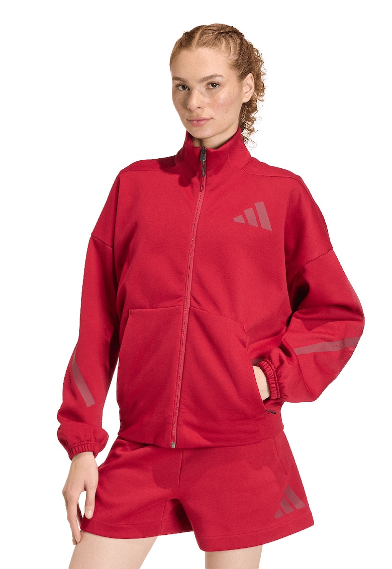 Bluza de trening cu fermoar Z.N.E - Rosu