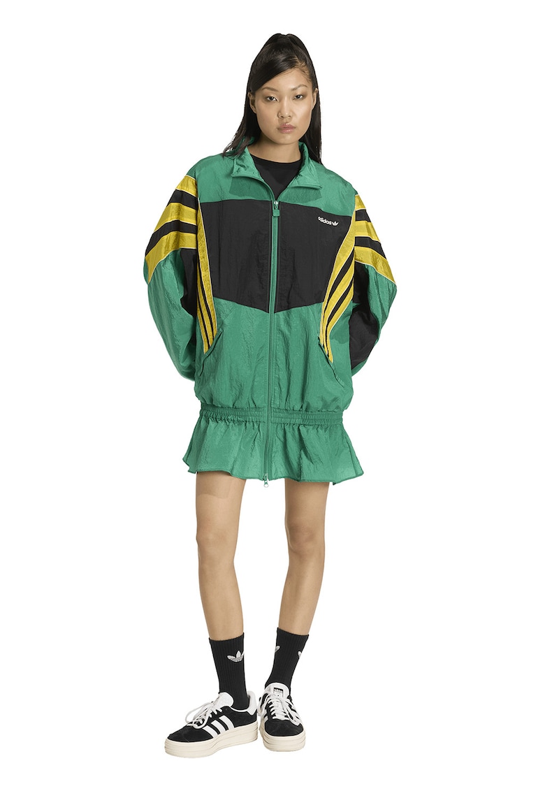 Jacheta cu maneci cazute Dantiago - Verde/Galben