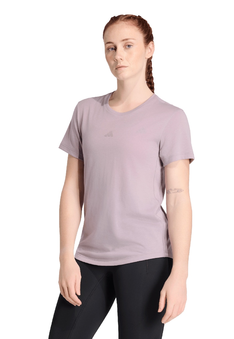 Tricou cu decolteu la baza gatului - pentru antrenament Motion - Lila