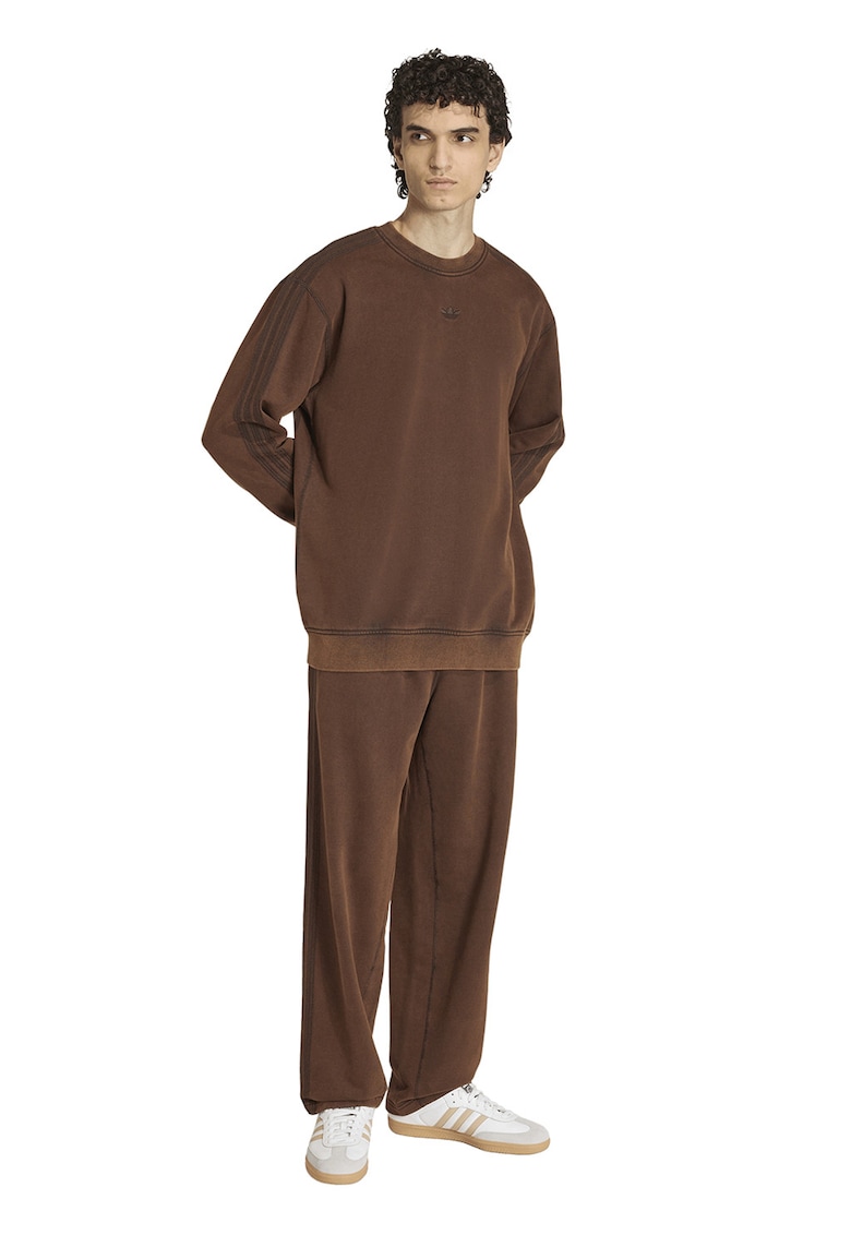 Bluza de trening lejera de bumbac - Maro
