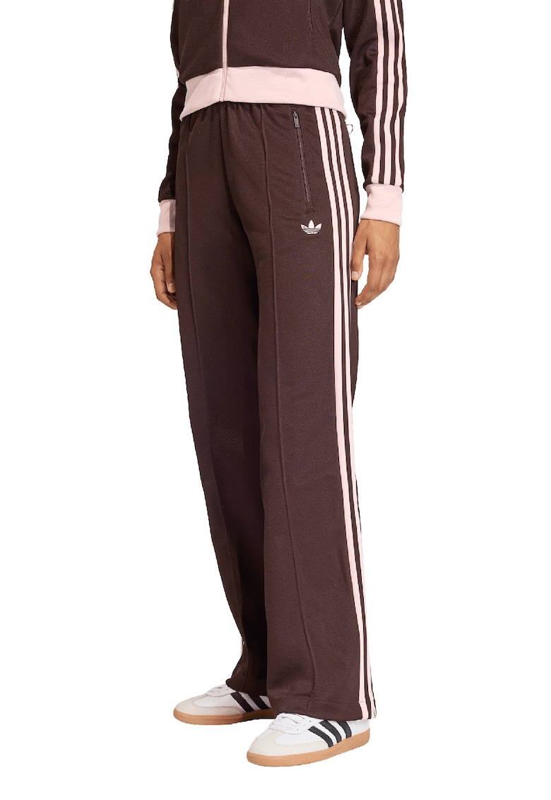 adidas Originals Pantaloni de trening cu buzunare cu fermoar Classic - Maro/Roz