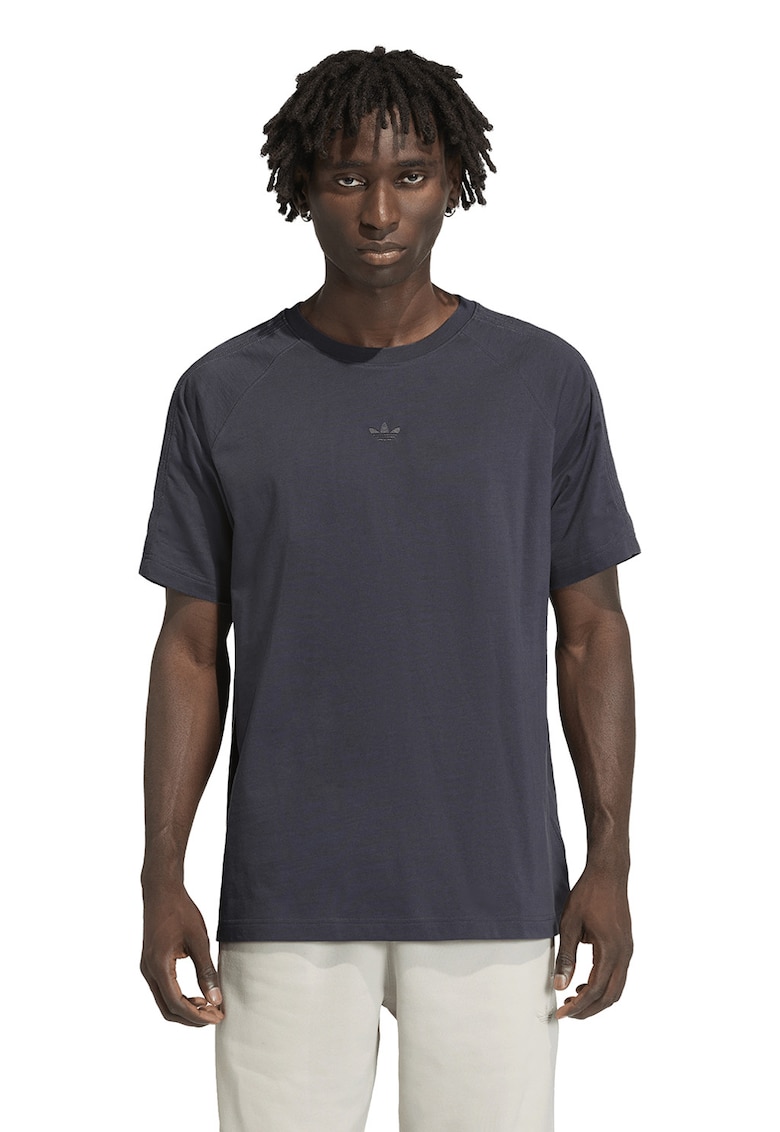 adidas Originals Tricou lejer din bumbac cu maneci raglan Essentials - Albastru ultramarin