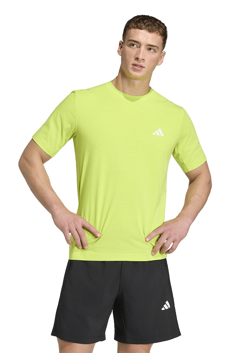 Tricou regular fit pentru fitness Essentials - Verde lime