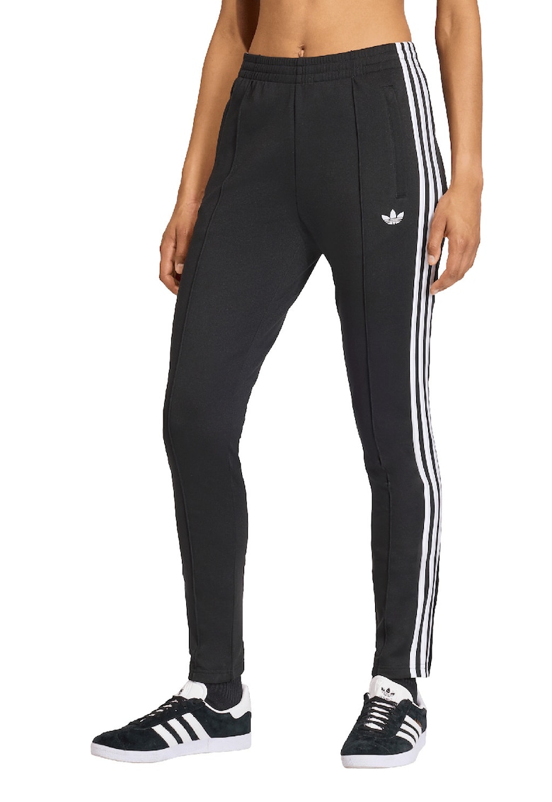 Pantaloni de trening slim fit cu logo