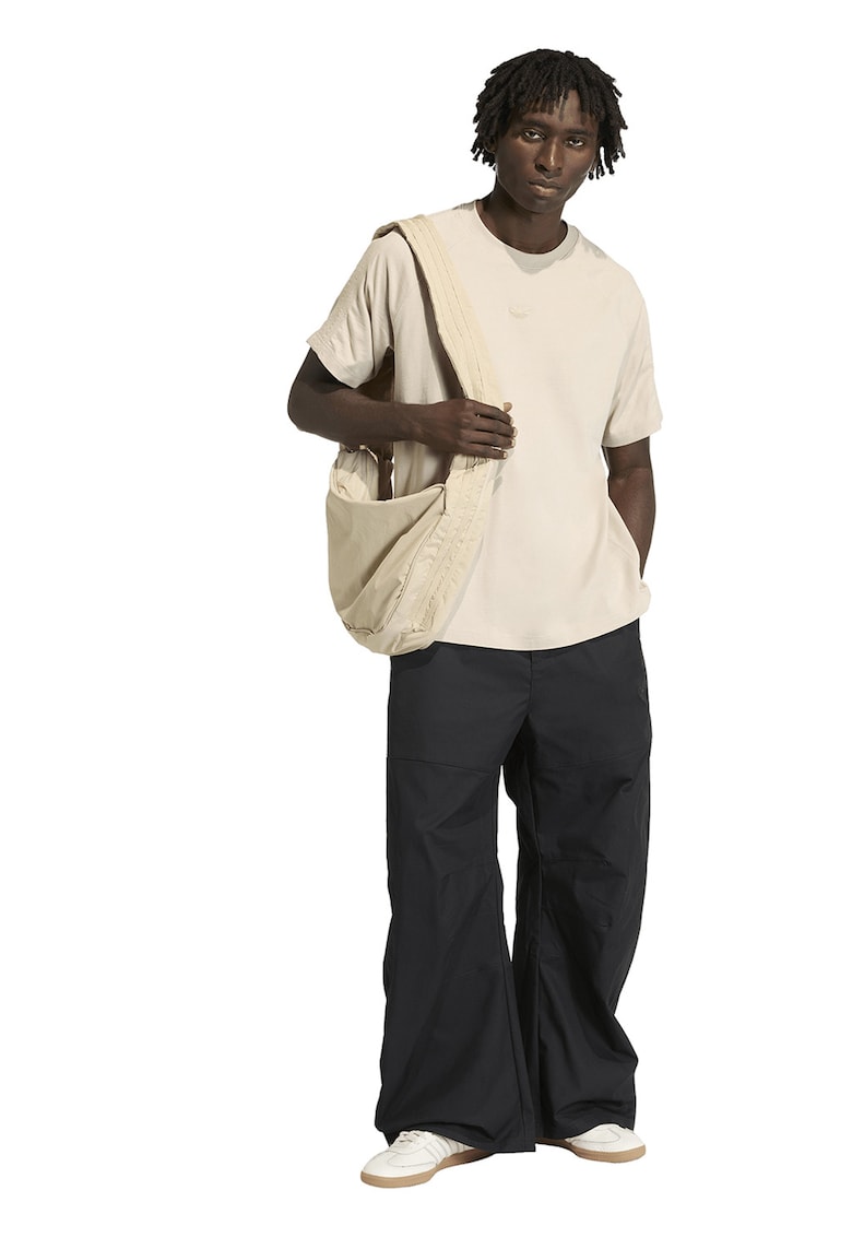 adidas Originals Tricou lejer din bumbac cu maneci raglan Essentials - Bej