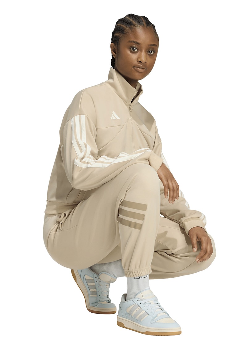 Pantaloni de trening cu logo Future Icons 3-Stripes - Crem