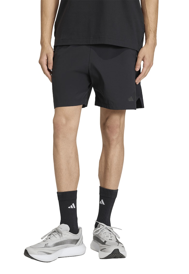 Pantaloni scurti cu buzunare cu fermoar Z.N.E. - Negru