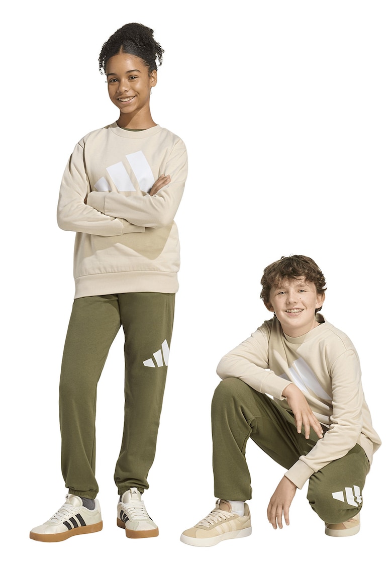 Trening cu imprimeu logo - Verde/Crem