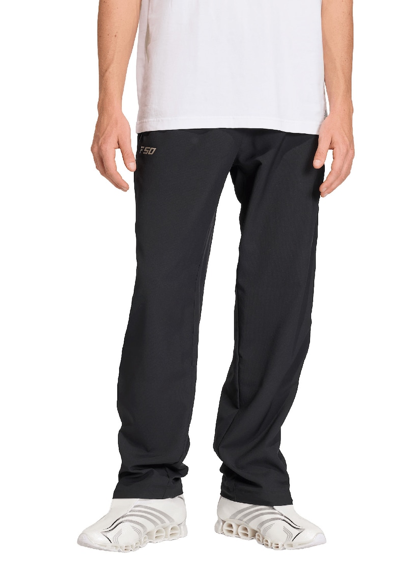 Pantaloni lejeri de trneing cu talie medie F50 - Negru