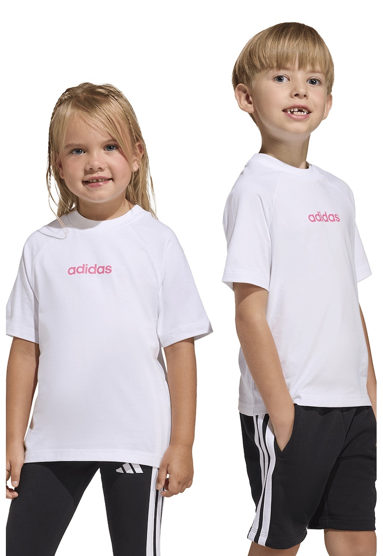 Tricou din bumbac cu logo pe piept