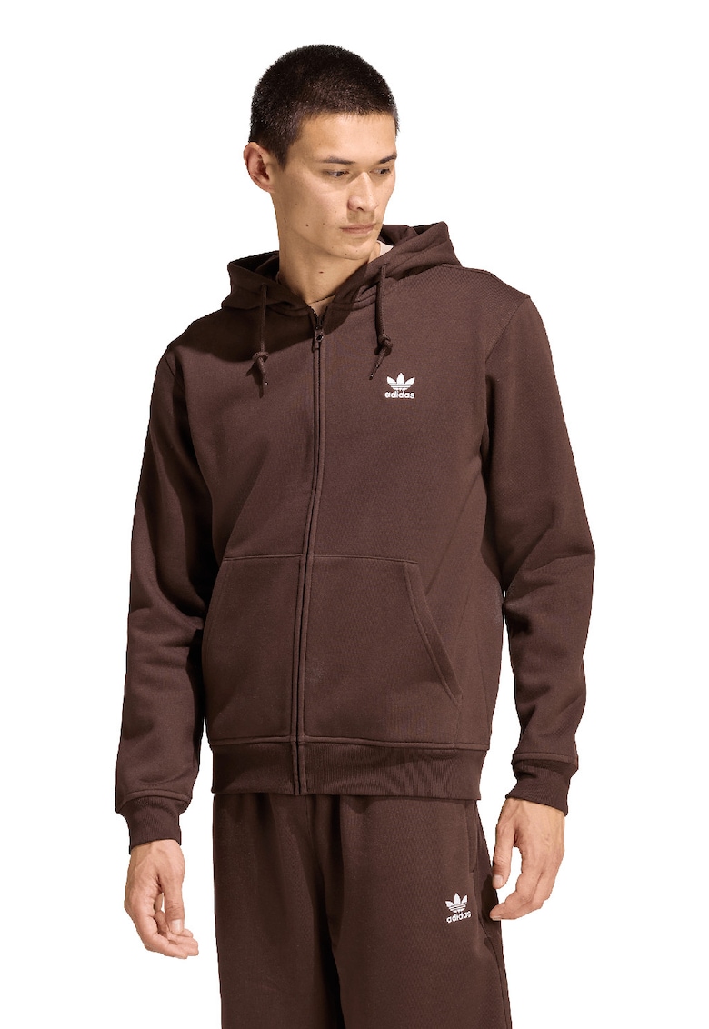 Hanorac regular fit cu fermoar