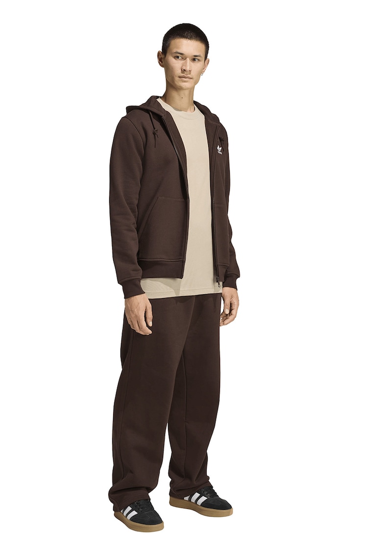 Tricou regular fit din bumbac Trefoil - Bej deschis