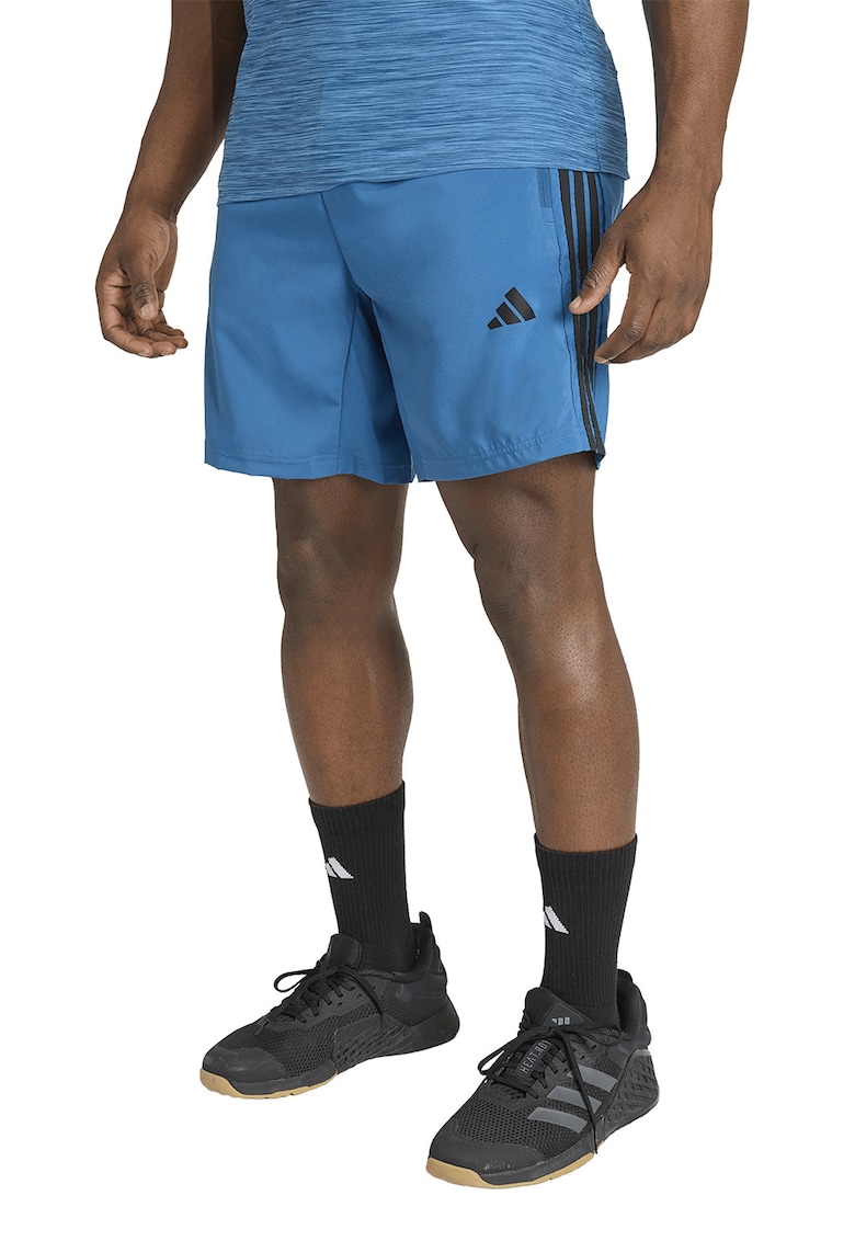 Pantaloni scurti cu buzunare cu fermoar pentru fitness Essentials - Albastru deschis