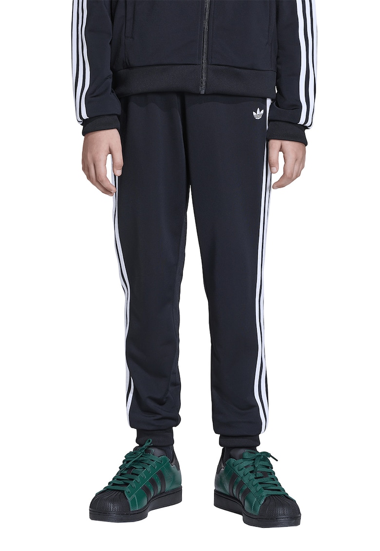 Pantaloni de trening cu logo - Negru