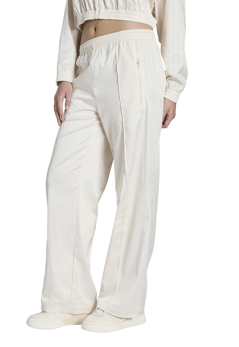 Pantaloni de trening cu benzi contrastante - Alb