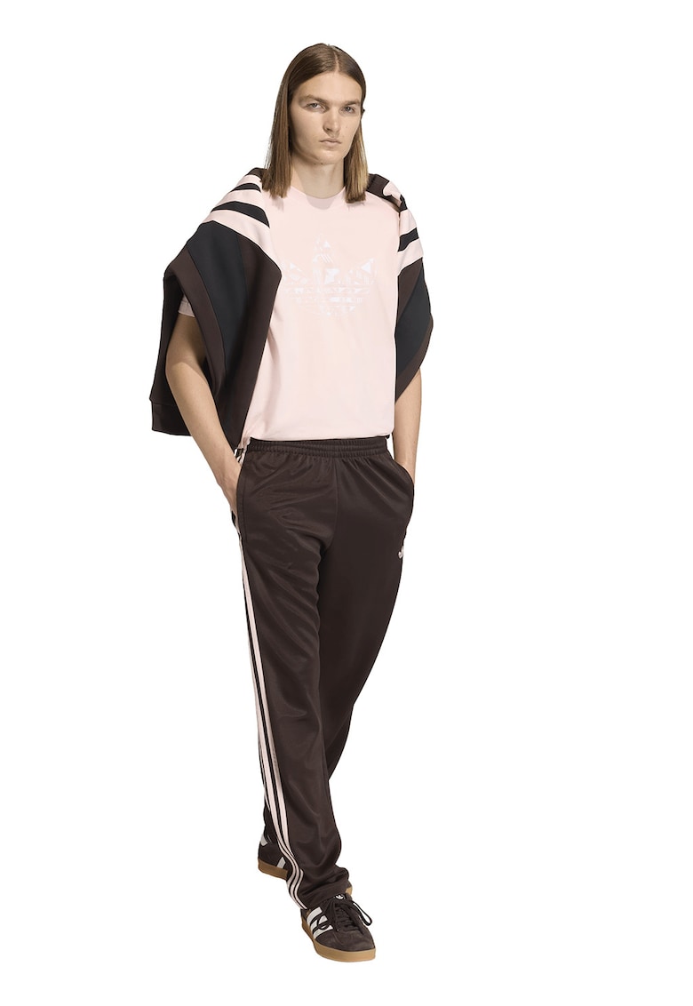 Pantaloni de trening cu logo - Maro inchis