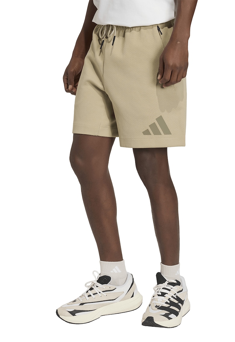 Pantaloni scurti cu talie ajustabile Z.N.E - Kaki/Bej deschis