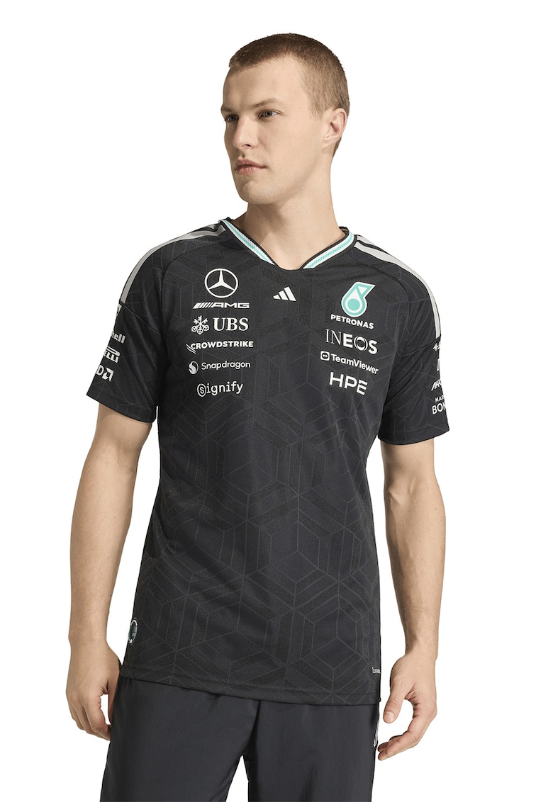 Tricou Mercedes-AMG Petronas Formula 1 Motor Sport - Alb/Negru