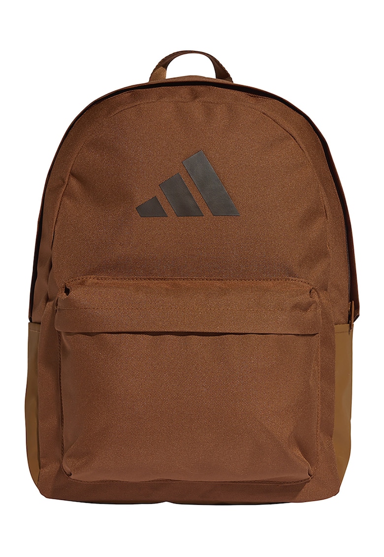 Rucsac unisex din material textil Classic Bars - 27.5 L - Maro scortisoara