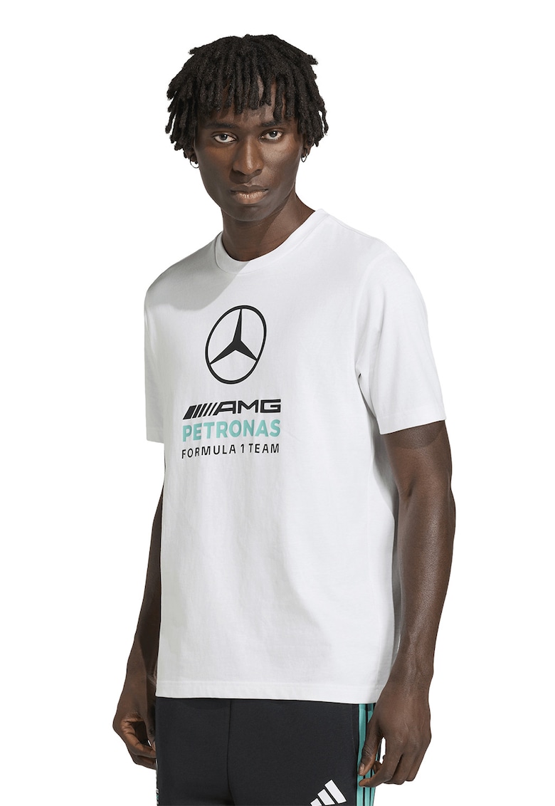 Tricou cu logo Mercedes-AMG Petronas Formula 1 - Alb