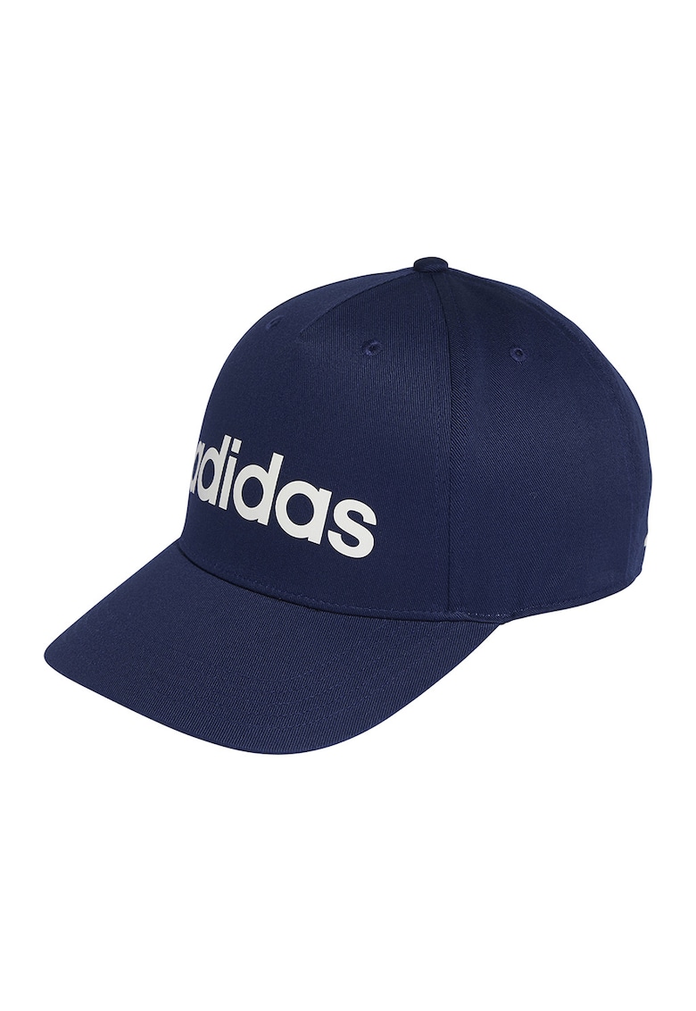 Sapca baseball de bumbac cu imprimeu logo contrastant Linear