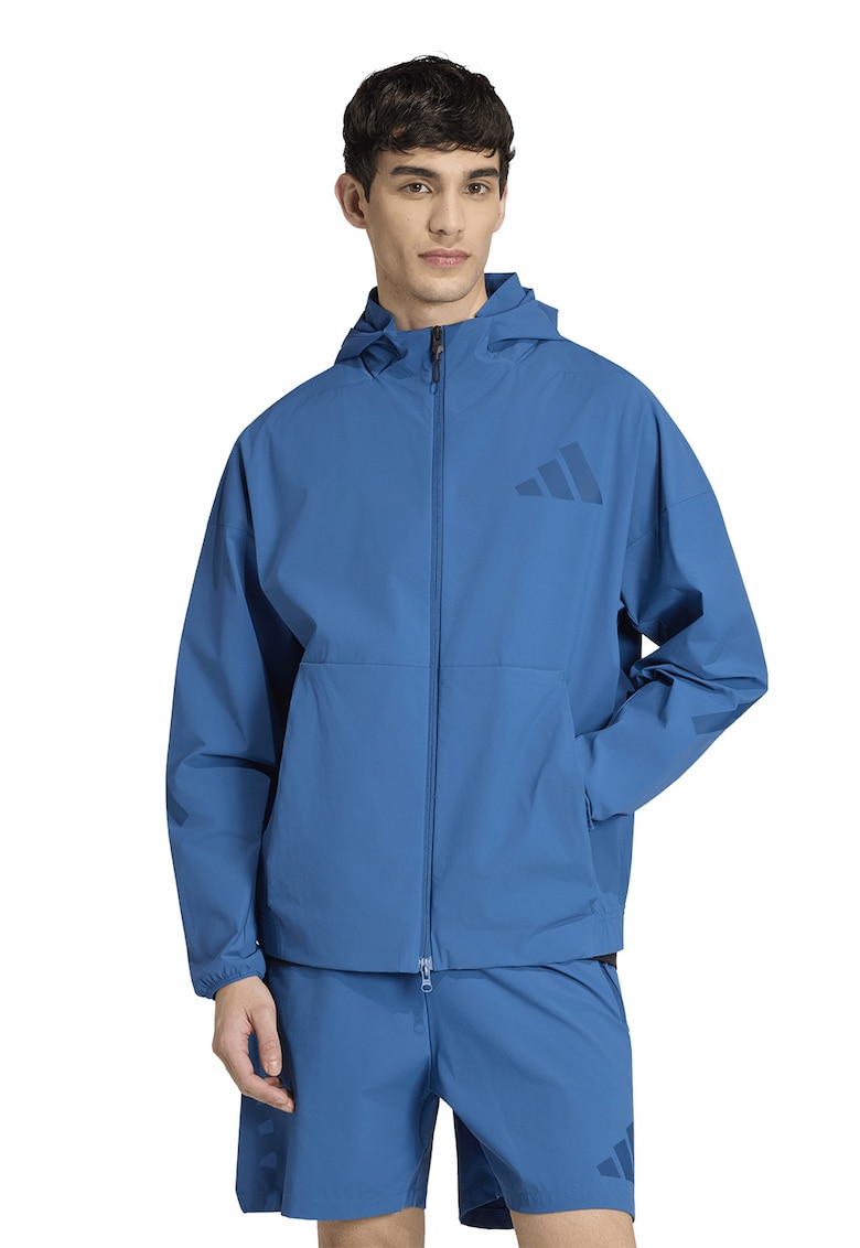 Jacheta lejera cu gluga Z.N.E. - Albastru lavanda