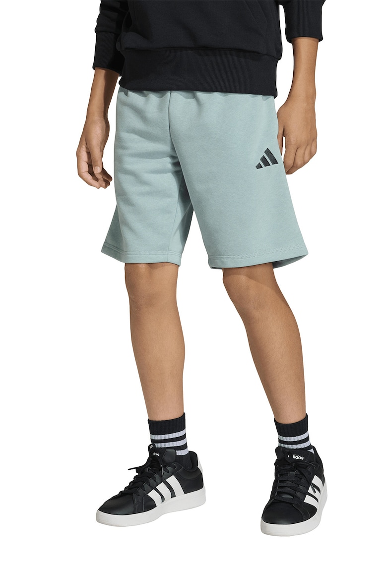 Pantaloni scurti de trening cu logo - Verde pal