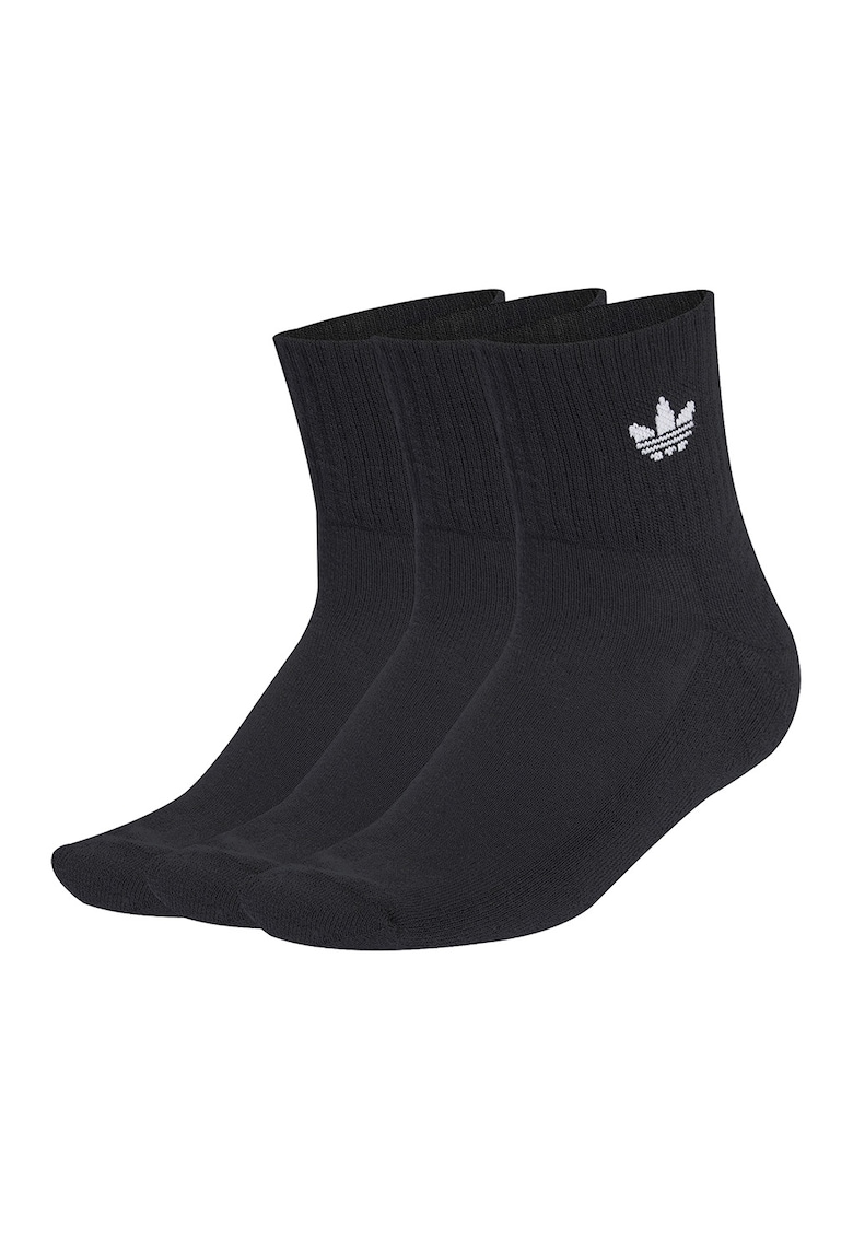 Set de sosete scurte unisex - 3 perechi - Negru