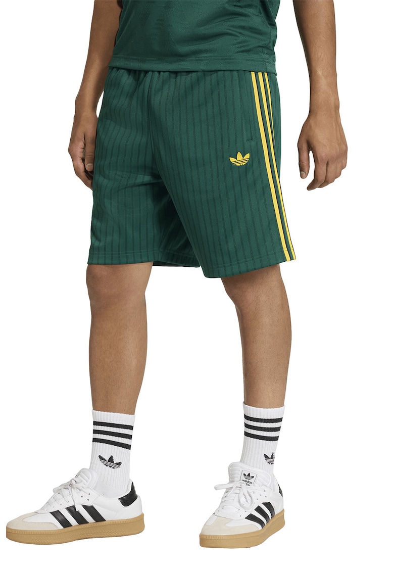 Pantaloni sport scurti cu talie elastica Firebird - Verde aquamarin