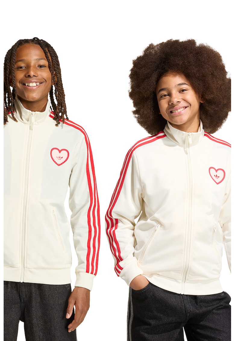 Bluza de trening cu fermoar si logo