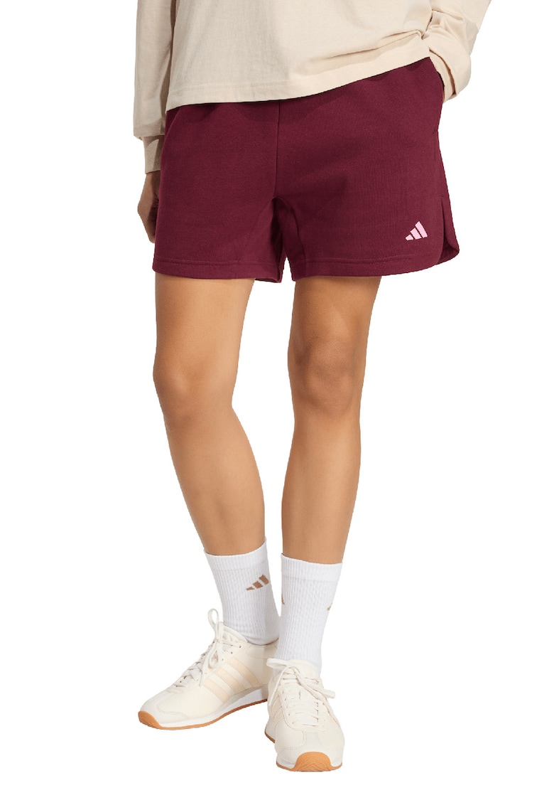 Pantaloni scurti de trening relaxed fit - Visiniu