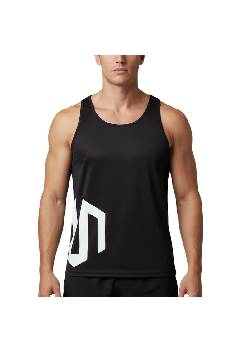 Top de fitness cu decolteu rotund