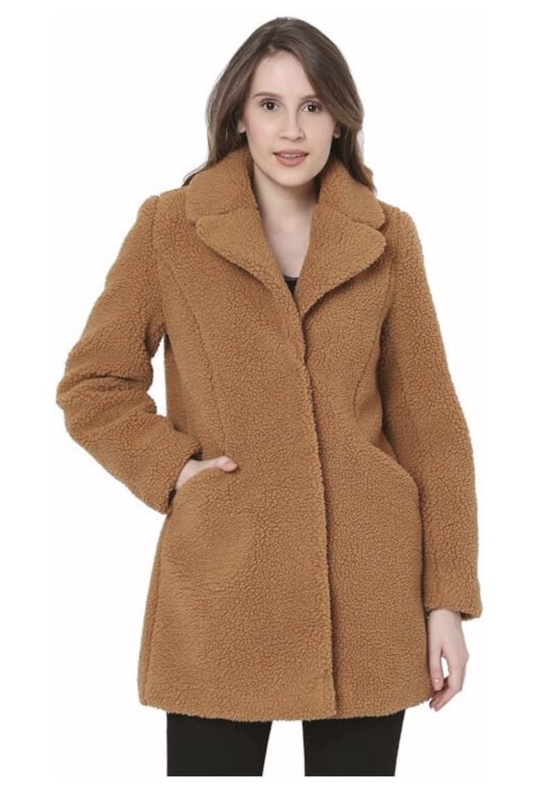 Palton TEDDY cu maneca lunga -
